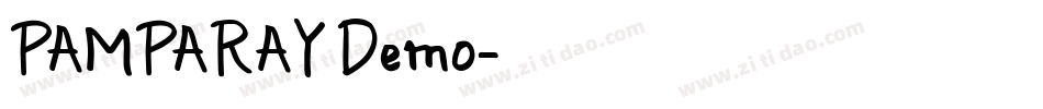 PAMPARAY Demo字体转换